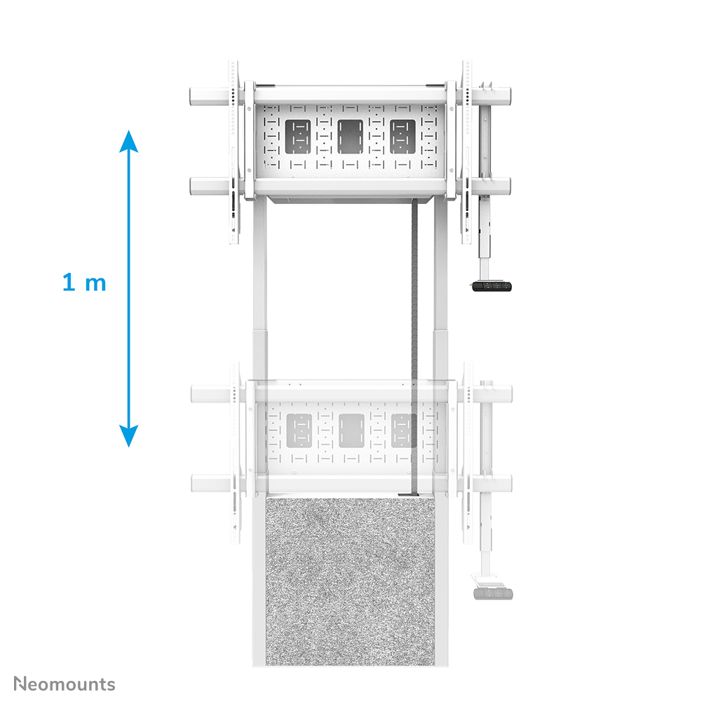 Neomounts WL55-885WH1 Floor-to-wall mount 65-105" - motorised